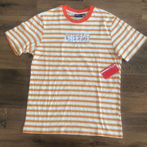 Kellogg's Other - 🆕Kellogg’s Orange Cheez-It Stripe Logo Tee Shirt